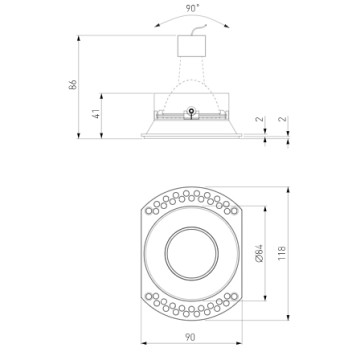 Светильник точечный Elektrostandard Renzo 25018/01 Black-4