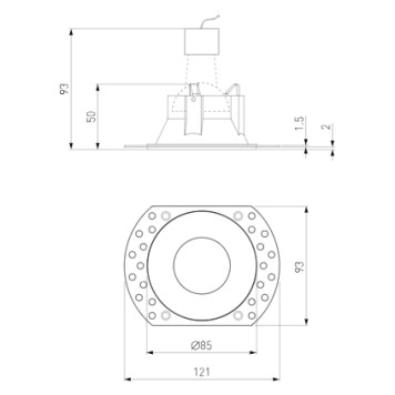 Светильник точечный Elektrostandard Renzo 25020/01 Black-3