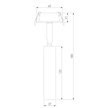 Светильник точечный Elektrostandard Diffe 25027/LED Black-2