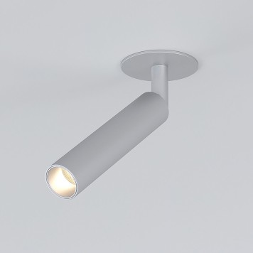 Светильник точечный Elektrostandard Diffe 25027/LED Silver