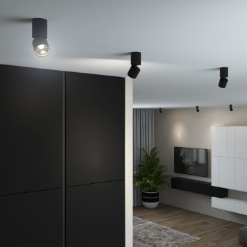 Светильник точечный Elektrostandard Sens 25042/LED Black-1