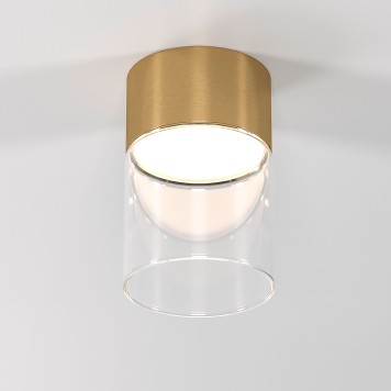 Светильник точечный Elektrostandard Lumen 25047/LED Brass/Transparent-2