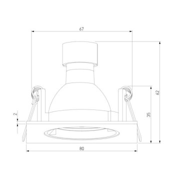 Светильник точечный Elektrostandard Minnie 25057/01 Black-3
