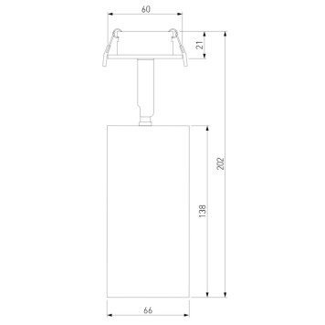 Светильник точечный Elektrostandard Diffe 25066/LED White Black-2