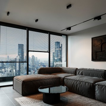 Светильник точечный Elektrostandard Block 25108/LED Black 3000K-1