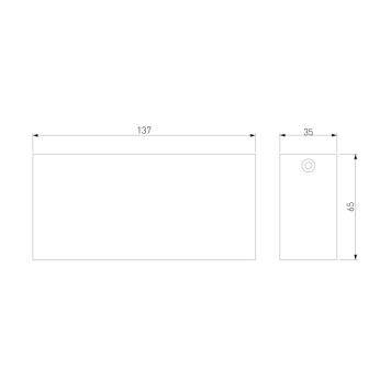 Светильник точечный Elektrostandard Block 25108/LED White 3000K-2