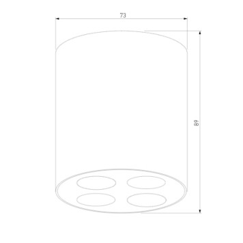 Светильник точечный Elektrostandard Points 25111/LED Black 3000K-2