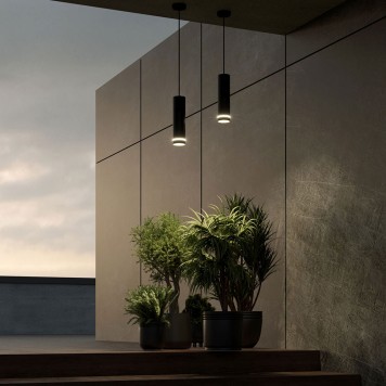 Уличный потолочный светильник Elektrostandard DLR023 35084/H Black-3