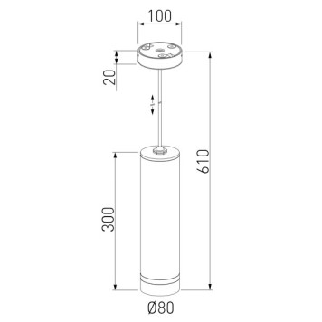 Уличный потолочный светильник Elektrostandard DLR023 35084/H Black-1