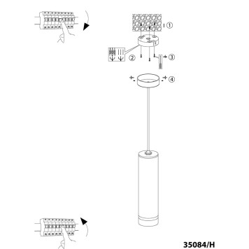 Уличный потолочный светильник Elektrostandard DLR023 35084/H Black-7