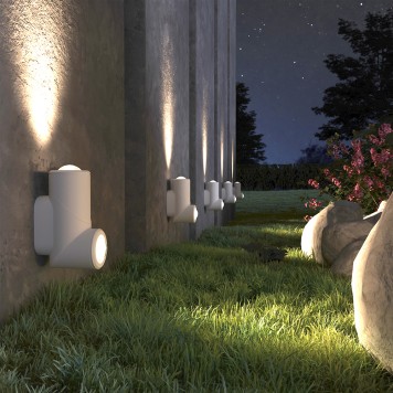 Уличный настенный светильник Elektrostandard Gira D 35127/D White-6