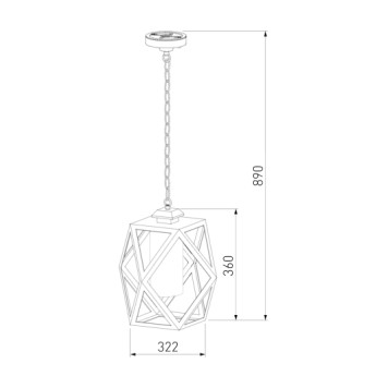 Уличный потолочный светильник Elektrostandard Ambra H 35133/H-1