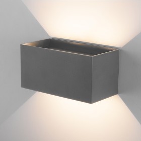 Уличный настенный светильник Elektrostandard Winner Double 35137/W Grey