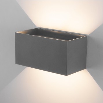 Уличный настенный светильник Elektrostandard Winner Double 35137/W Grey