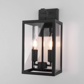 Уличный настенный светильник Elektrostandard Candle 35150/D Black