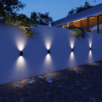 Уличный настенный светильник Elektrostandard Mini Light 35152/D Black-1