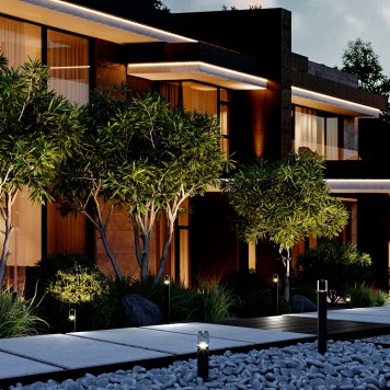 Уличный фонарь Elektrostandard Hidden 35166/S Black-1