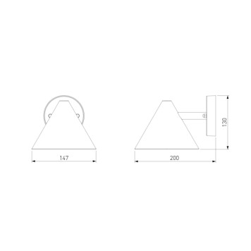 Уличный настенный светильник Elektrostandard Artic 35169/D-2