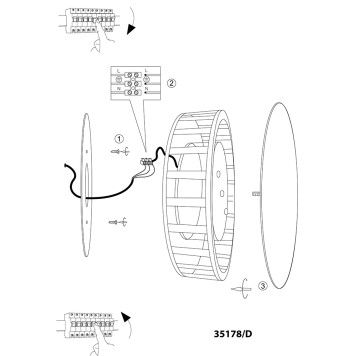 Уличный настенный светильник Elektrostandard Firenze 35178/D-4