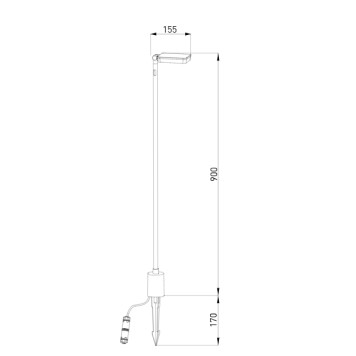 Уличный фонарь Elektrostandard Joli 35182/F-3