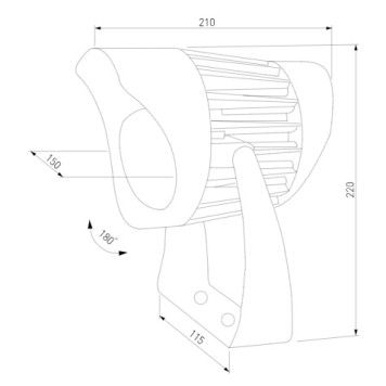 Уличный фонарь Elektrostandard Landscape 35186/F-5