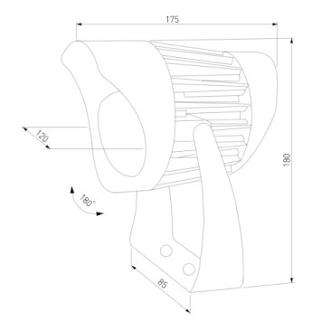 Уличный фонарь Elektrostandard Landscape 35186/S-4