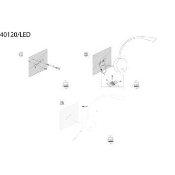 Бра Elektrostandard Stem 40120/LED 3000K White-4