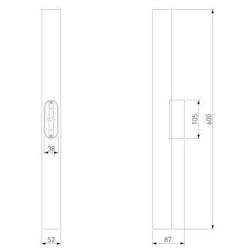 Бра Elektrostandard Langer 40124/LED Gold-3