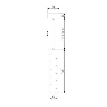 Люстра Elektrostandard 50214/1 LED Gold-1