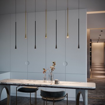 Люстра Elektrostandard Vist 50312 LED Brass 4000K-1