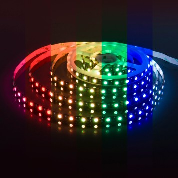 Светодиодная лента Elektrostandard 5050 24V 60Led 14,4W IP20 RGB Black-2