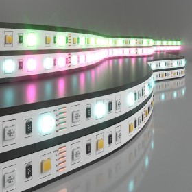 Светодиодная лента Elektrostandard 5050+5050 24V 60Led 14,4W IP20 RGBW 6500K Светодиодная лента Elektrostandard 5050+5050 24V 60Led 14,4W IP20 RGBW 6500K