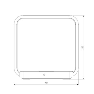 Лампа настольная Elektrostandard Frame 80502/1 White-7