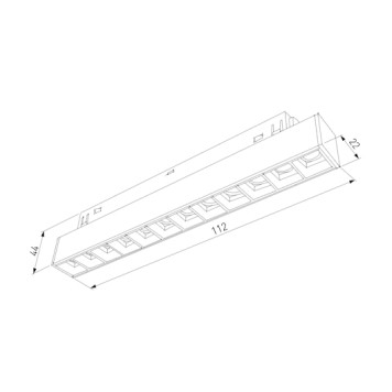 Трековый светильник Elektrostandard Slim Magnetic 85004/01-3