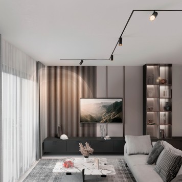 Трековый светильник Elektrostandard Slim Magnetic 85012/01 Black-1