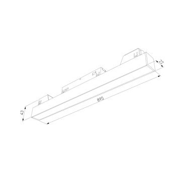 Трековый светильник Elektrostandard Slim Magnetic 85034/01 Black 3000K-4