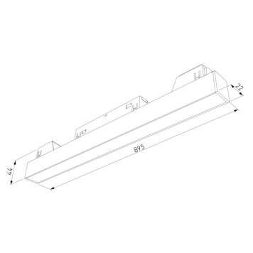 Трековый светильник Elektrostandard Slim Magnetic 85034/01 White-2
