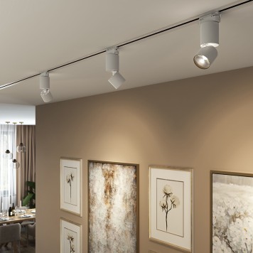 Трековый светильник Elektrostandard Sens 85047/01 White-1