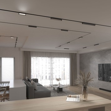 Трековый светильник Elektrostandard Slim Magnetic 85048/01 Black-1