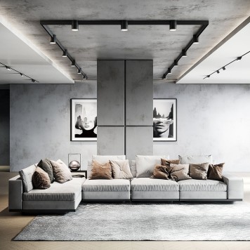 Трековый светильник Elektrostandard Slim Magnetic 85054/01 Black-1