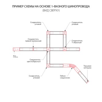 Шинопровод Elektrostandard 1m 85079/00 White-1