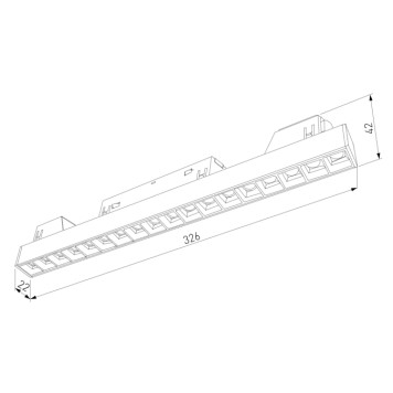 Трековый светильник Elektrostandard Slim Magnetic 85104/01-3