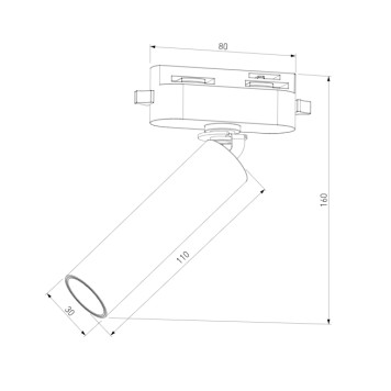 Трековый светильник Elektrostandard Pika 85110/01 White-4