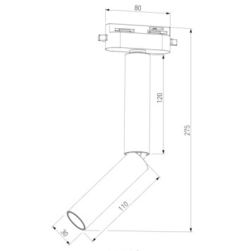 Трековый светильник Elektrostandard Pika 85112/01 White-4