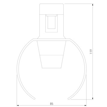 Трековый светильник Elektrostandard Esthetic Magnetic 85119/01-8