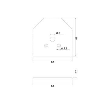 Заглушка Elektrostandard Slim Magnetic 85125/00-1