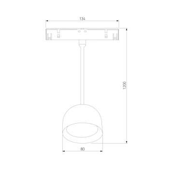 Трековый светильник Elektrostandard Slim Magnetic 85126/01 White-7