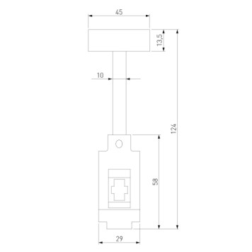 Подвесное крепление для шинопровода Elektrostandard Esthetic Magnetic 85141/00-8