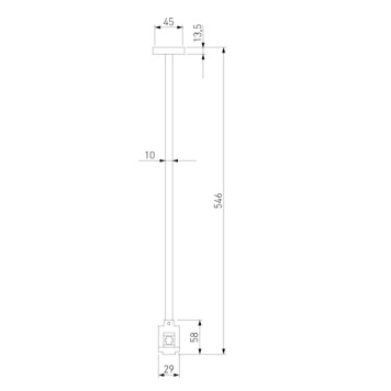 Подвесное крепление для шинопровода Elektrostandard Esthetic Magnetic 85147/00-9
