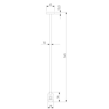 Подвесное крепление для шинопровода Elektrostandard Esthetic Magnetic 85149/00-10